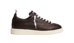 Golden Goose Starter Black Calf Leather White Sole