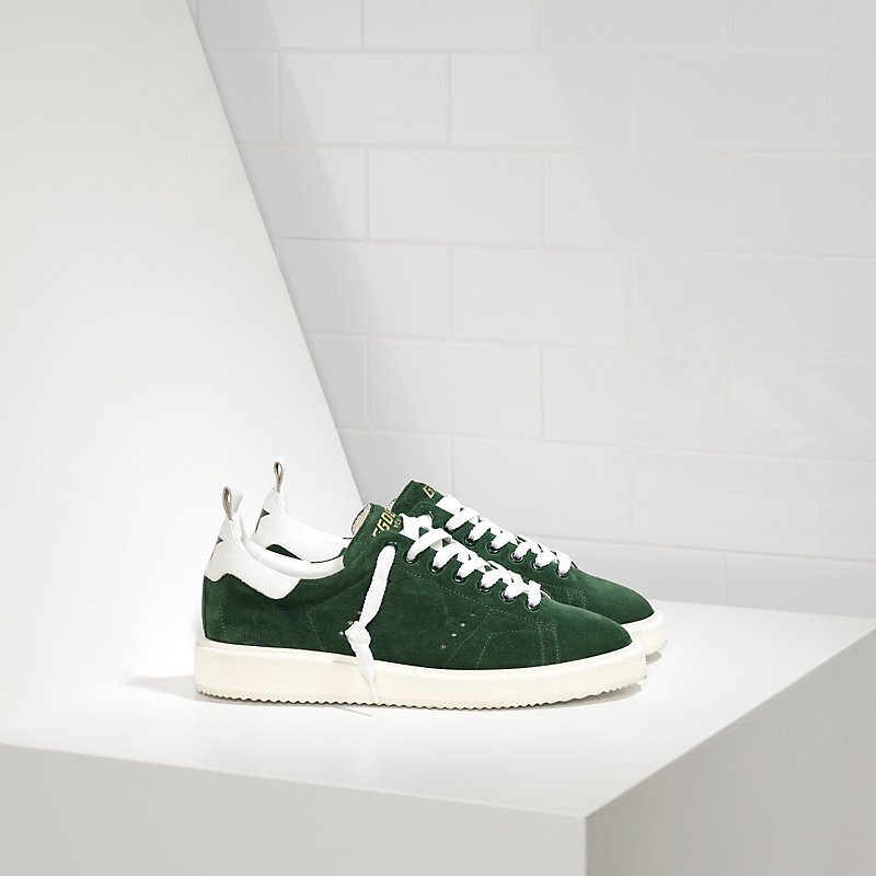 Golden Goose Starter Green Suede White Sole - immagine 2