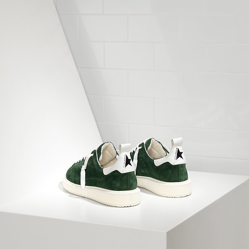 Golden Goose Starter Green Suede White Sole - immagine 4