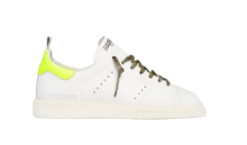 Golden Goose Starter LTD White Fluorescent Yellow Heel