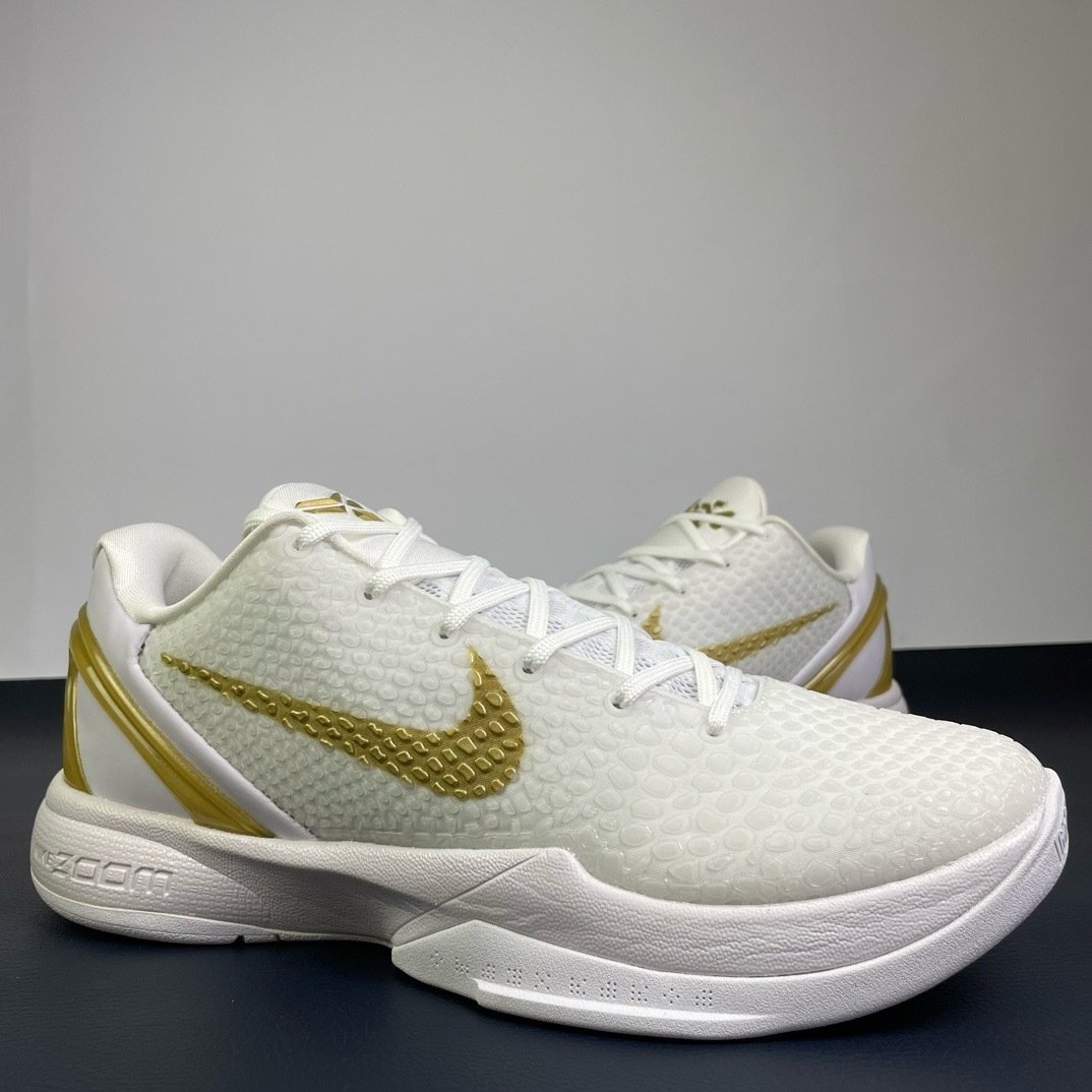 Nike Kobe 6 BHM White Metallic Gold Sample - immagine 7