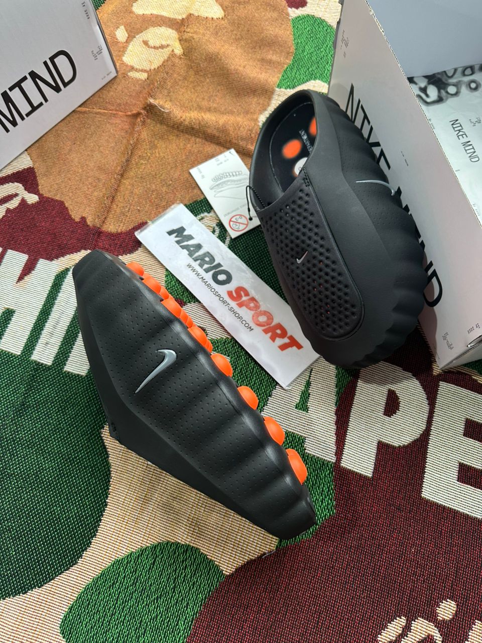 Nike mind 001 Slide Black - immagine 3