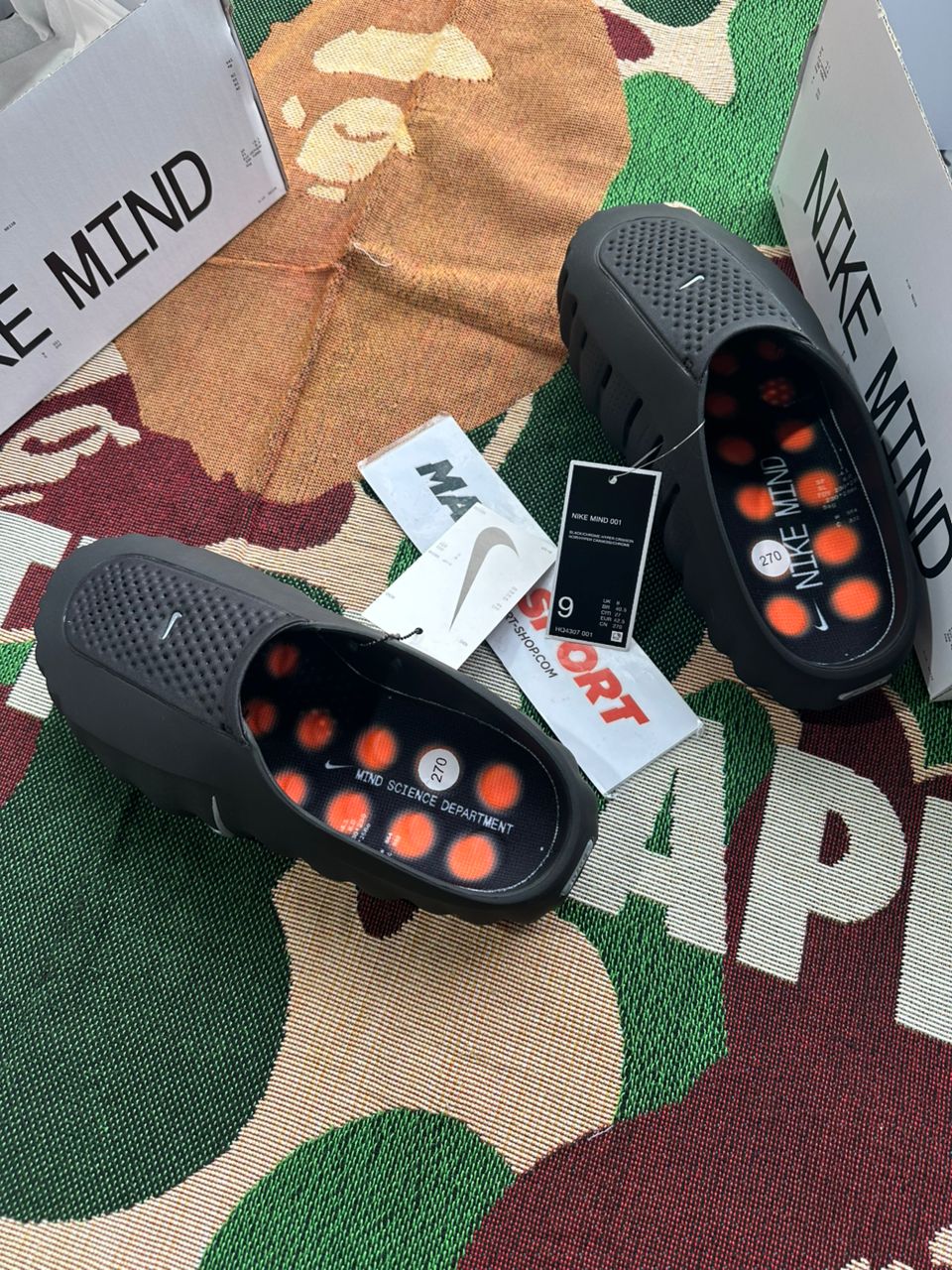 Nike mind 001 Slide Black - immagine 5