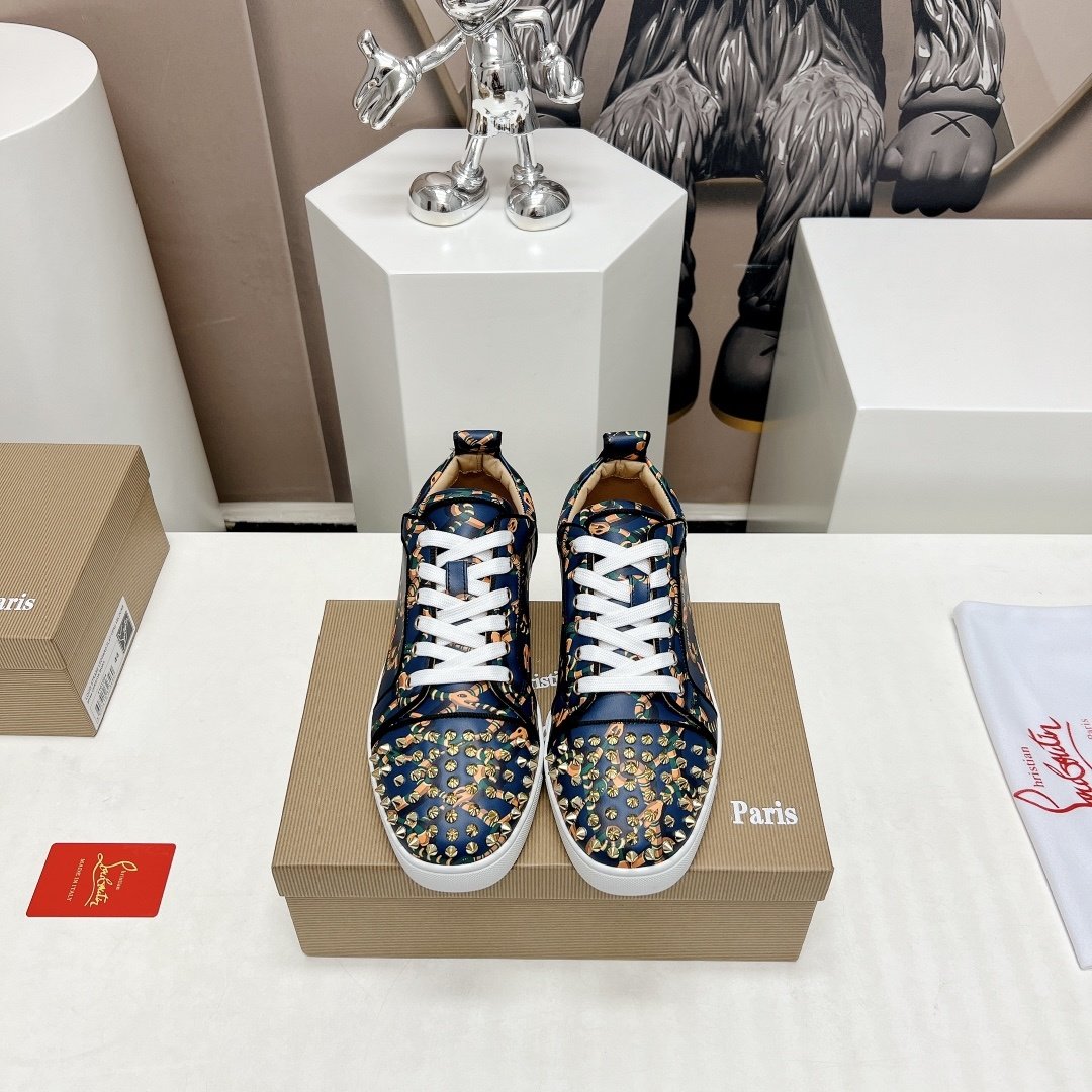 Christian Louboutin Fun Louis Junior Spikes Snake - immagine 2