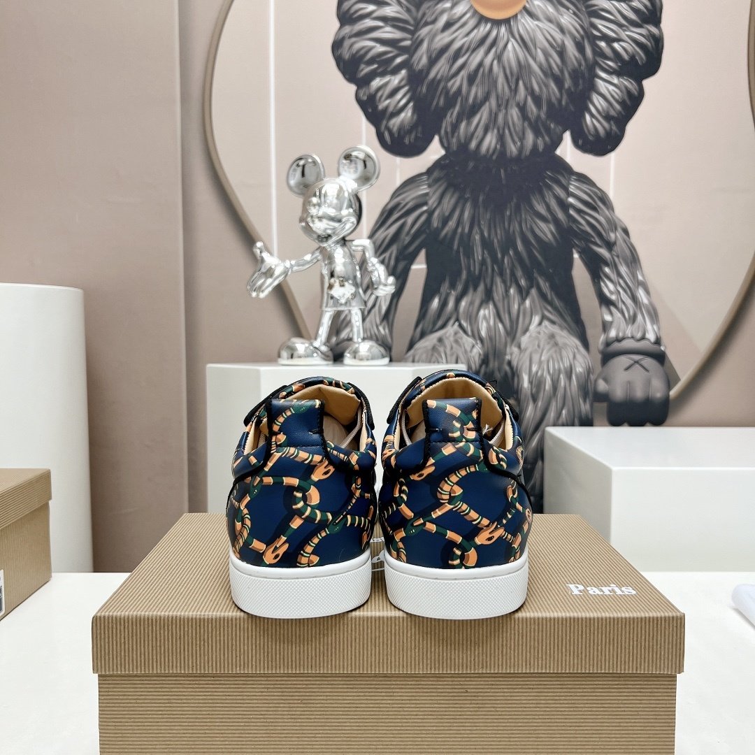 Christian Louboutin Fun Louis Junior Spikes Snake - immagine 7