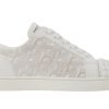 Christian Louboutin Louis Junior Spikes White