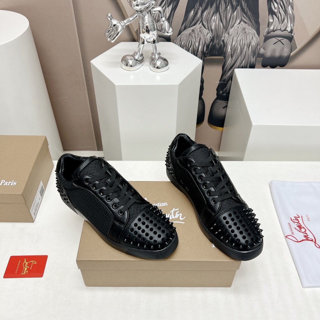 Christian Louboutin Seavaste 2 Orlato Flat Black - immagine 3