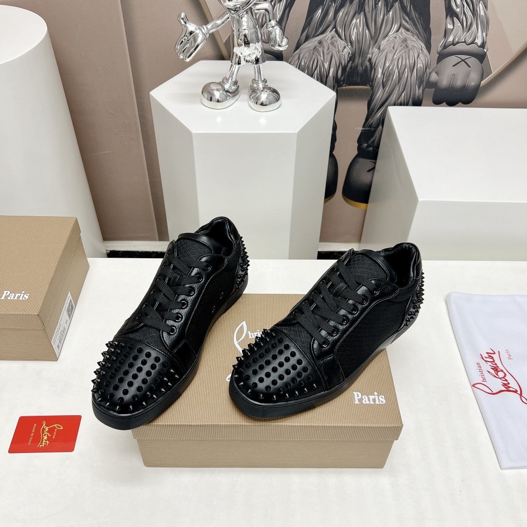 Christian Louboutin Seavaste 2 Orlato Flat Black - immagine 4