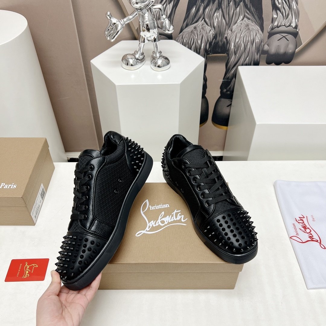 Christian Louboutin Seavaste 2 Orlato Flat Black - immagine 5