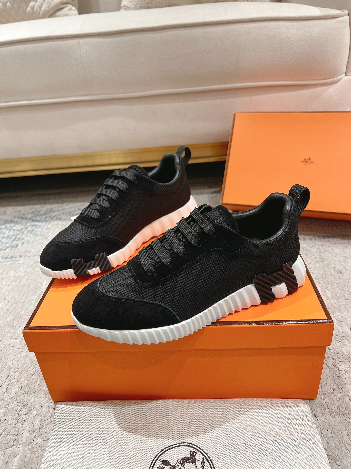 Hermes Bouncing Sneaker Black - immagine 5