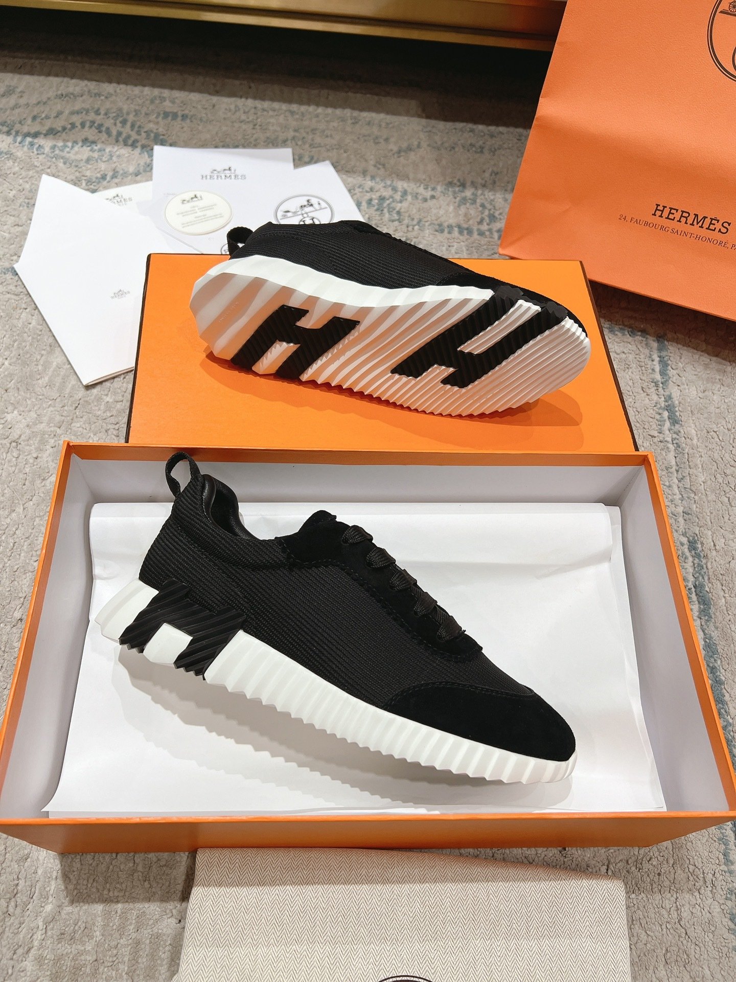 Hermes Bouncing Sneaker Black - immagine 6