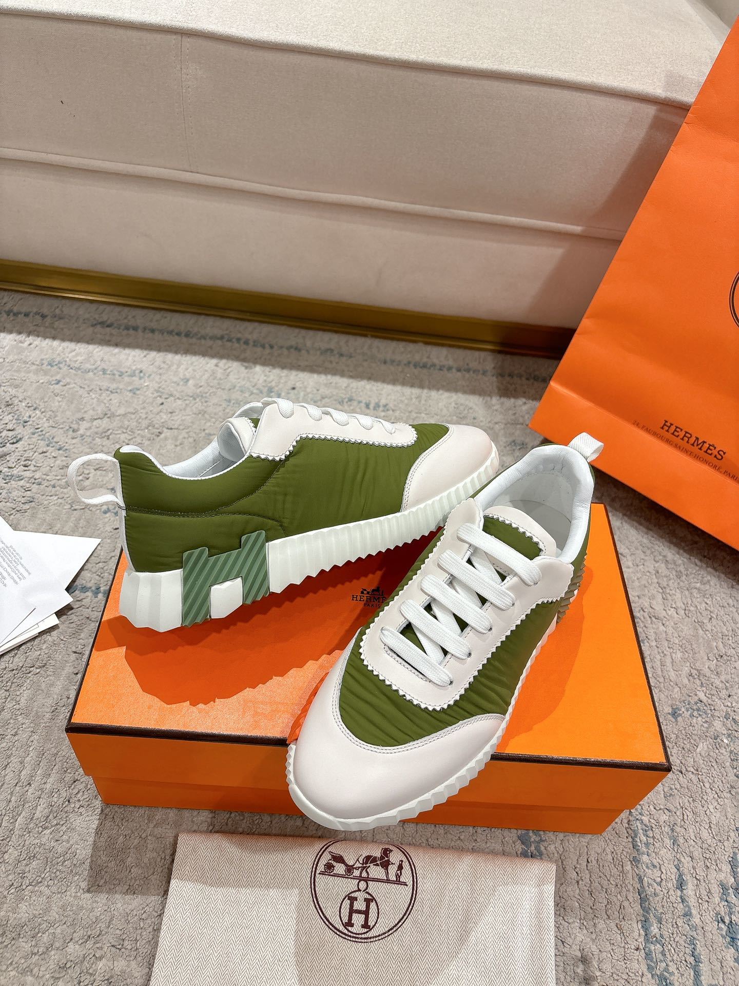 Hermes Bouncing Sneaker Matcha Green - immagine 4