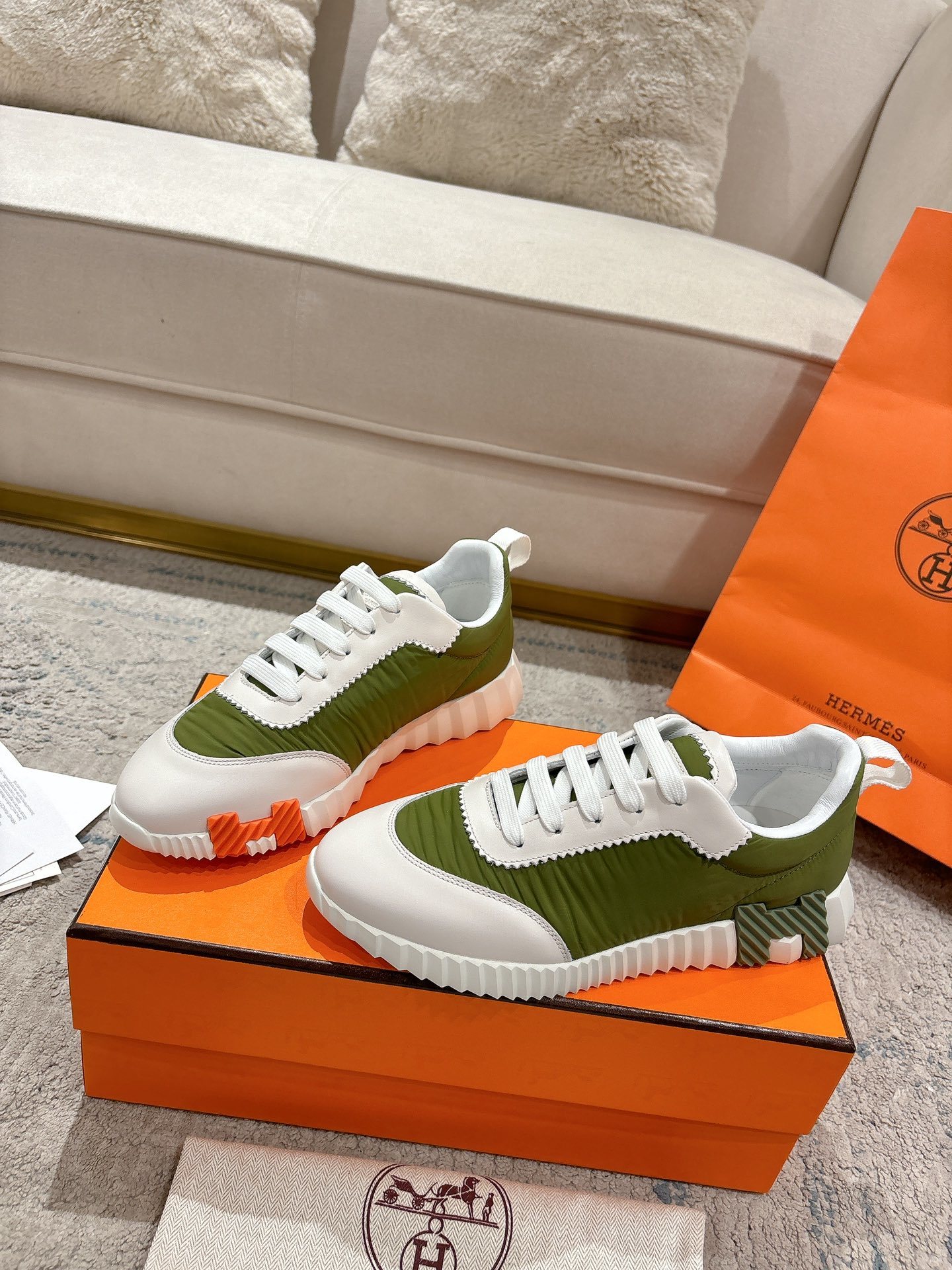 Hermes Bouncing Sneaker Matcha Green - immagine 5