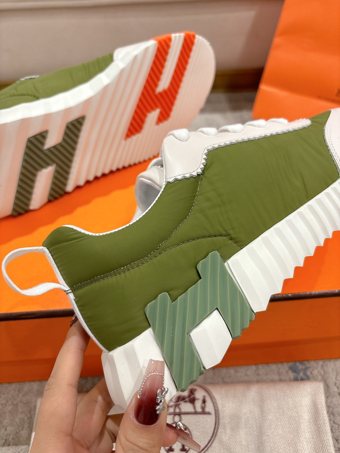 Hermes Bouncing Sneaker Matcha Green - immagine 6