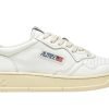 Medalist Low Sneakers In White And Green Leather