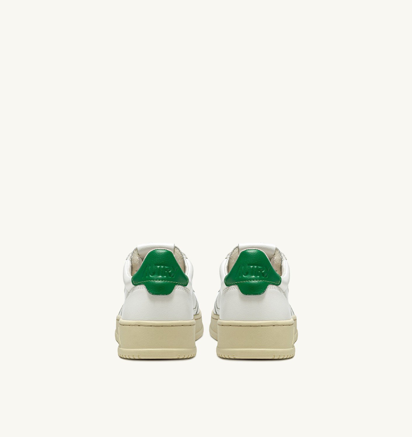 Medalist Low Sneakers In White And Green Leather - immagine 2