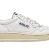 Medalist Low Sneakers In White And Pink Leather
