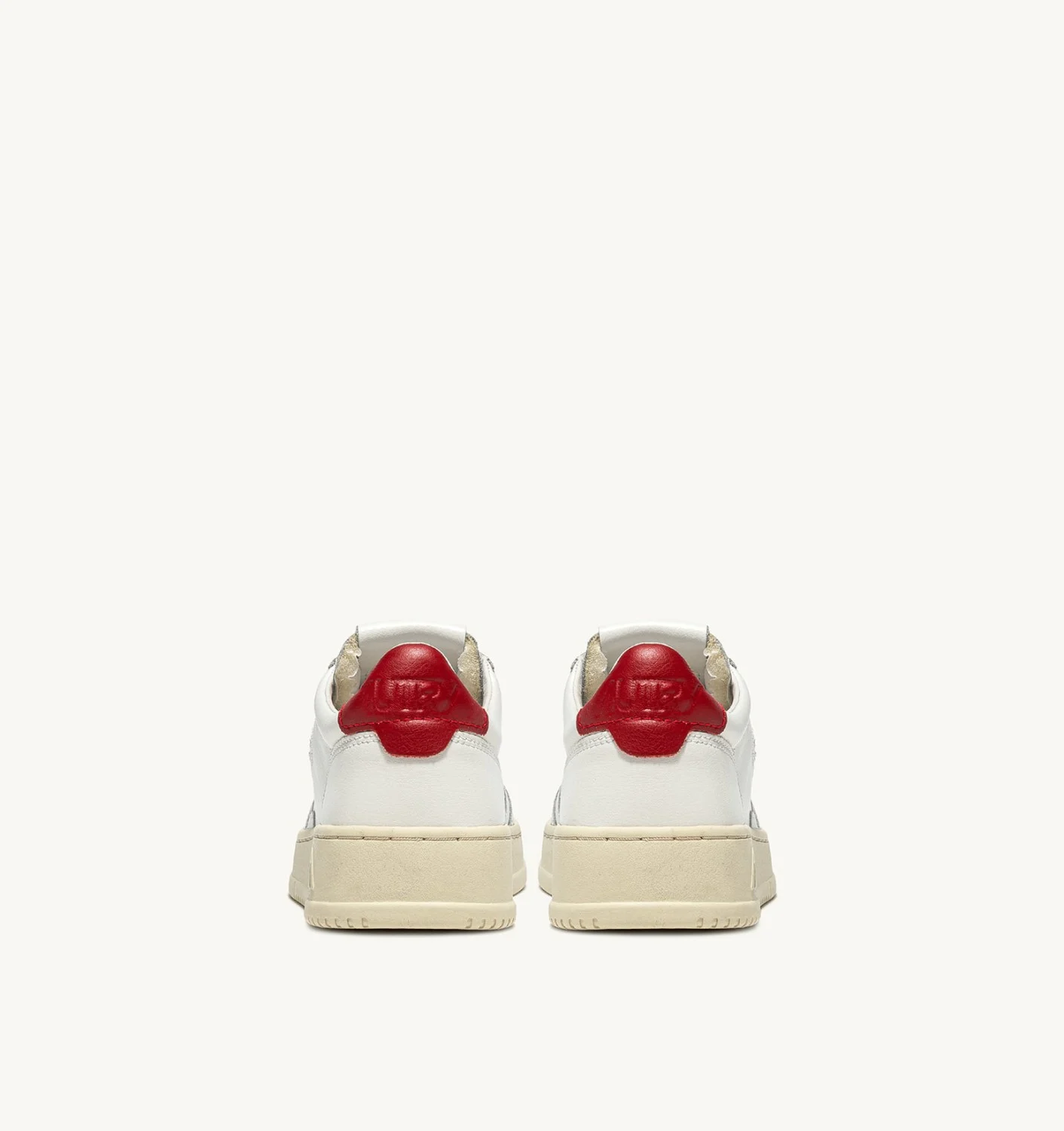 Medalist Low Sneakers In White And Red Leather - immagine 3