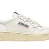 Medalist Low Sneakers In White And Red Leather