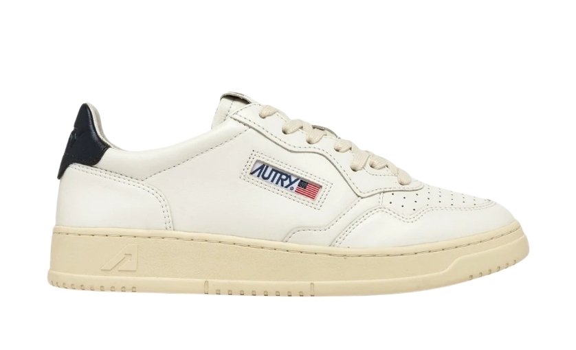 Medalist Low Sneakers In White And Space Leather