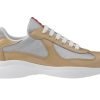 Prada Men's America's Cup Beige Grey