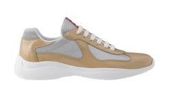 Prada Men's America's Cup Beige Grey