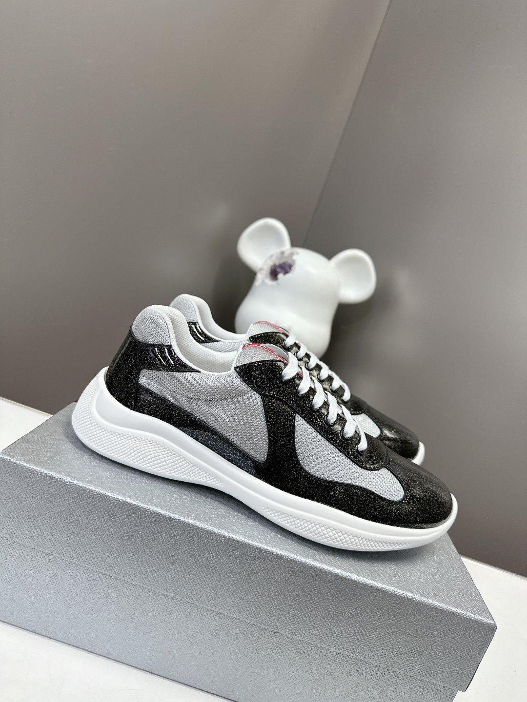 Prada Men's America's Cup Black Grey - immagine 2