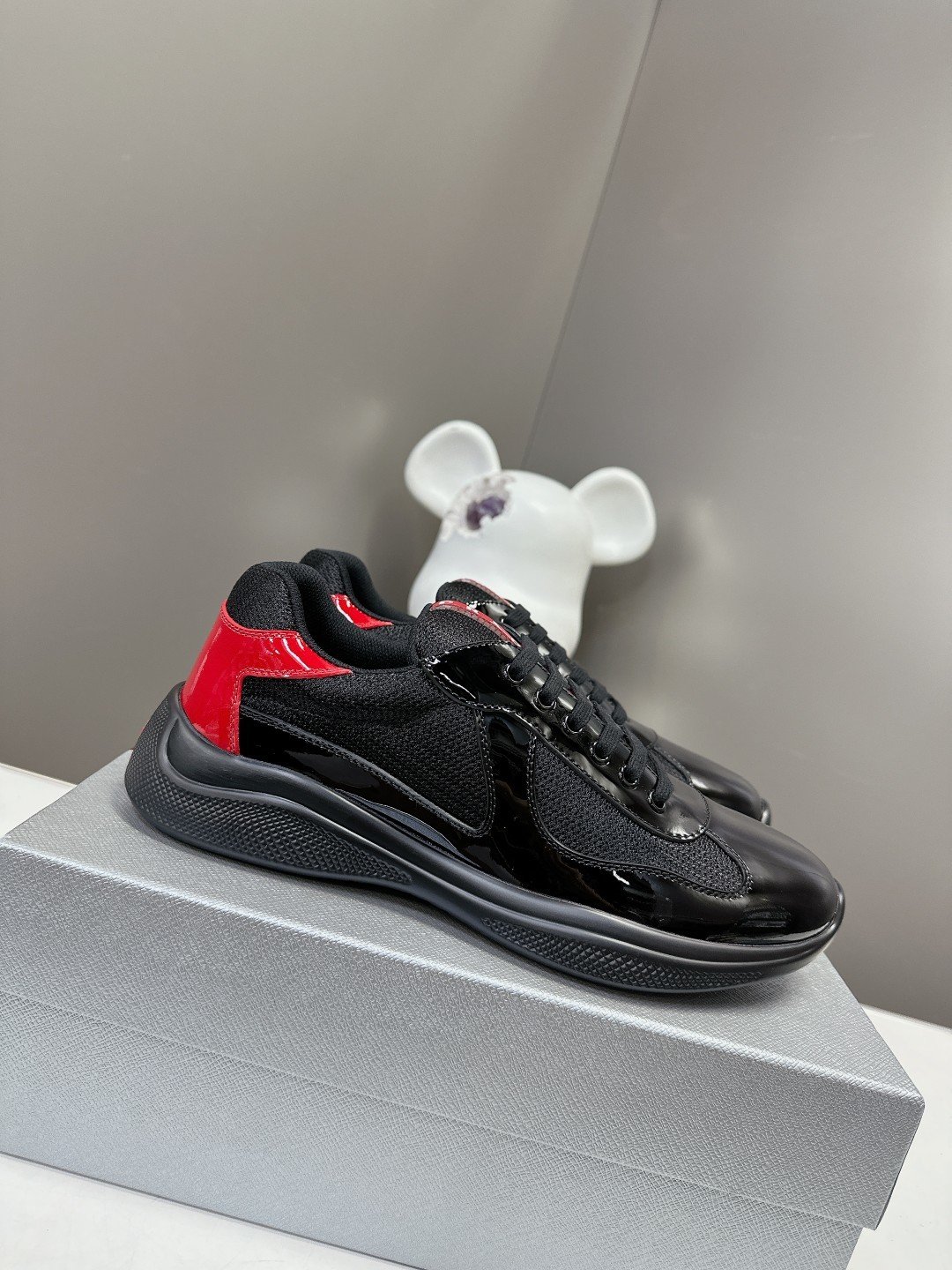 Prada Men's America's Cup Black Red - immagine 2