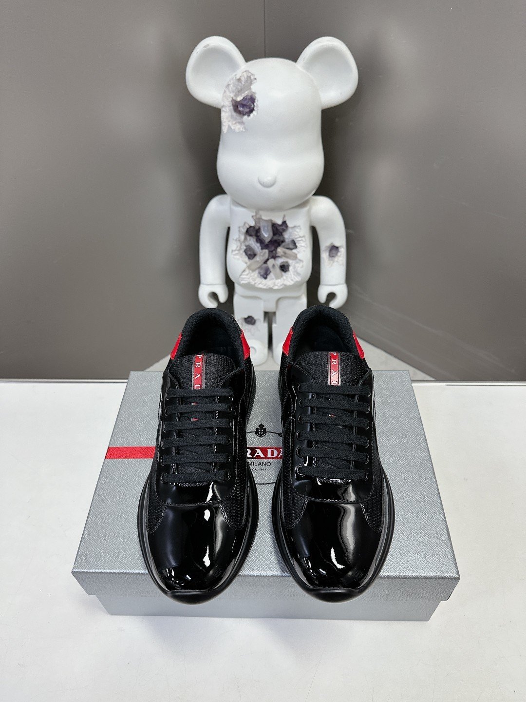 Prada Men's America's Cup Black Red - immagine 3