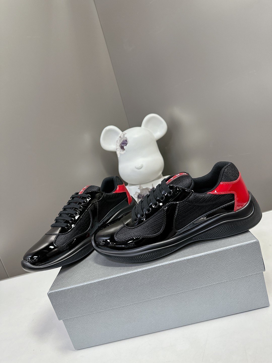 Prada Men's America's Cup Black Red - immagine 5