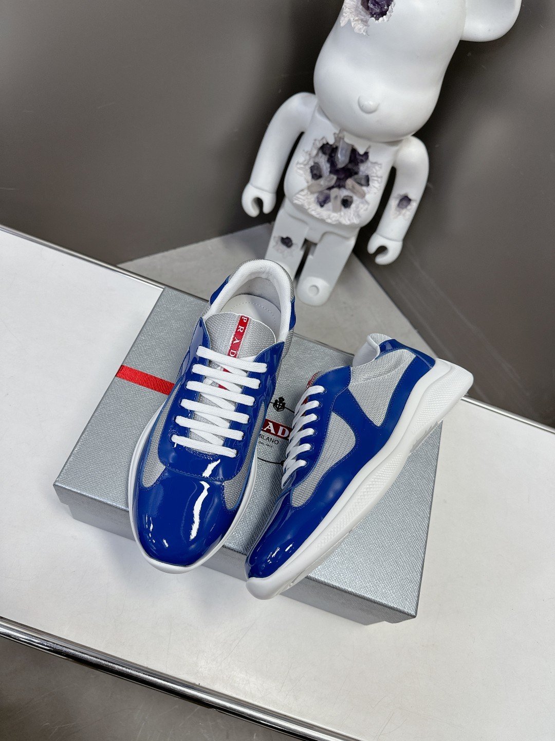 Prada Men's America's Cup Blue Grey - immagine 5