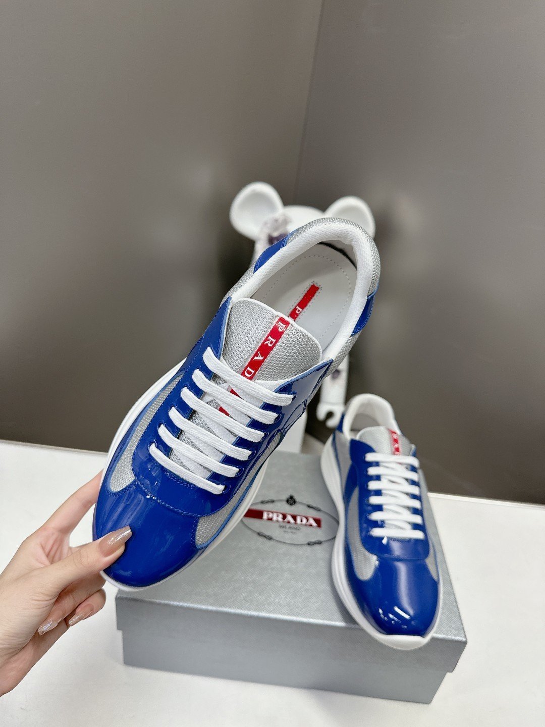 Prada Men's America's Cup Blue Grey - immagine 6
