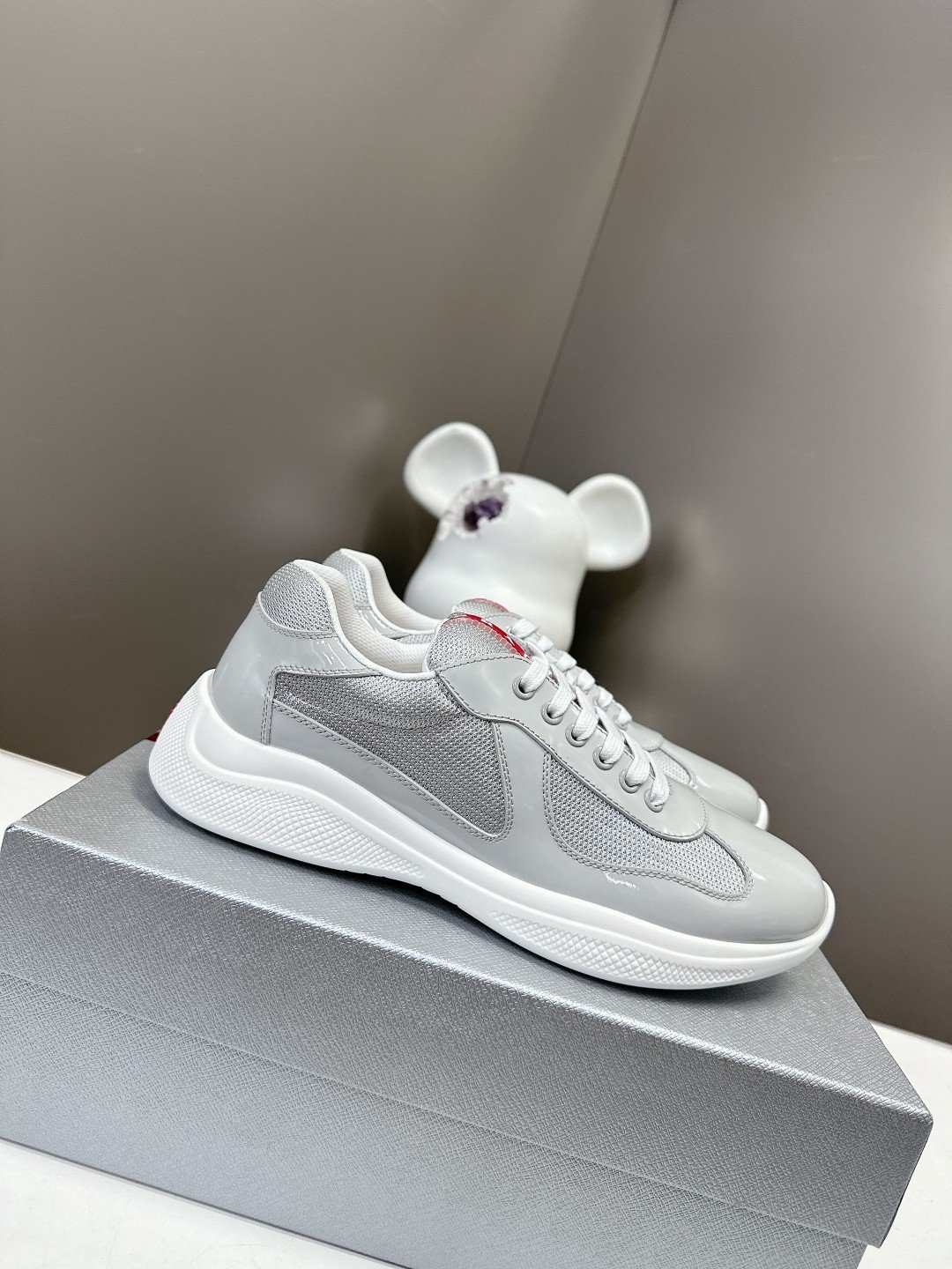 Prada Men's America's Cup Light Grey - immagine 2