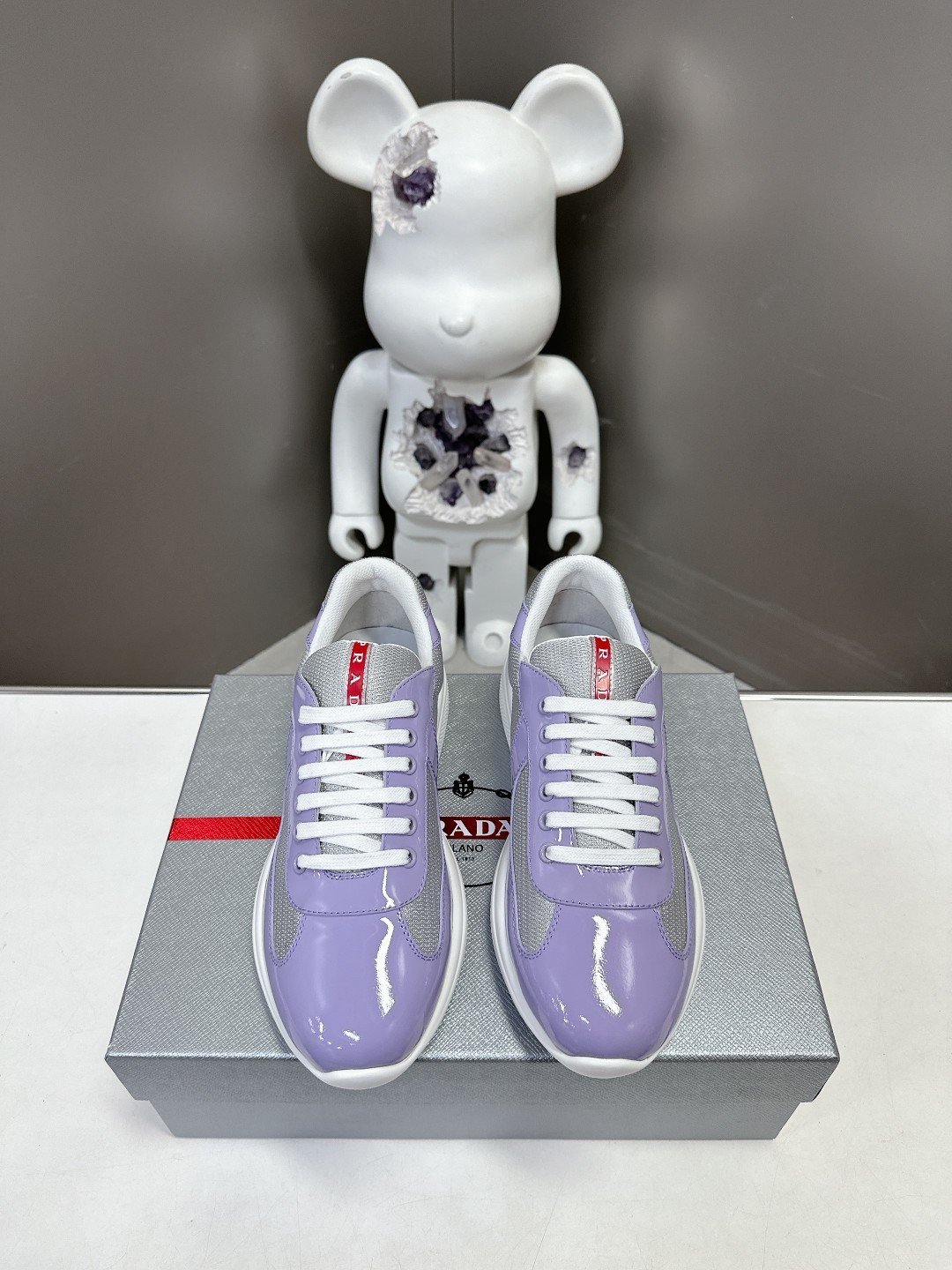Prada Men's America's Cup Lilac Grey - immagine 3