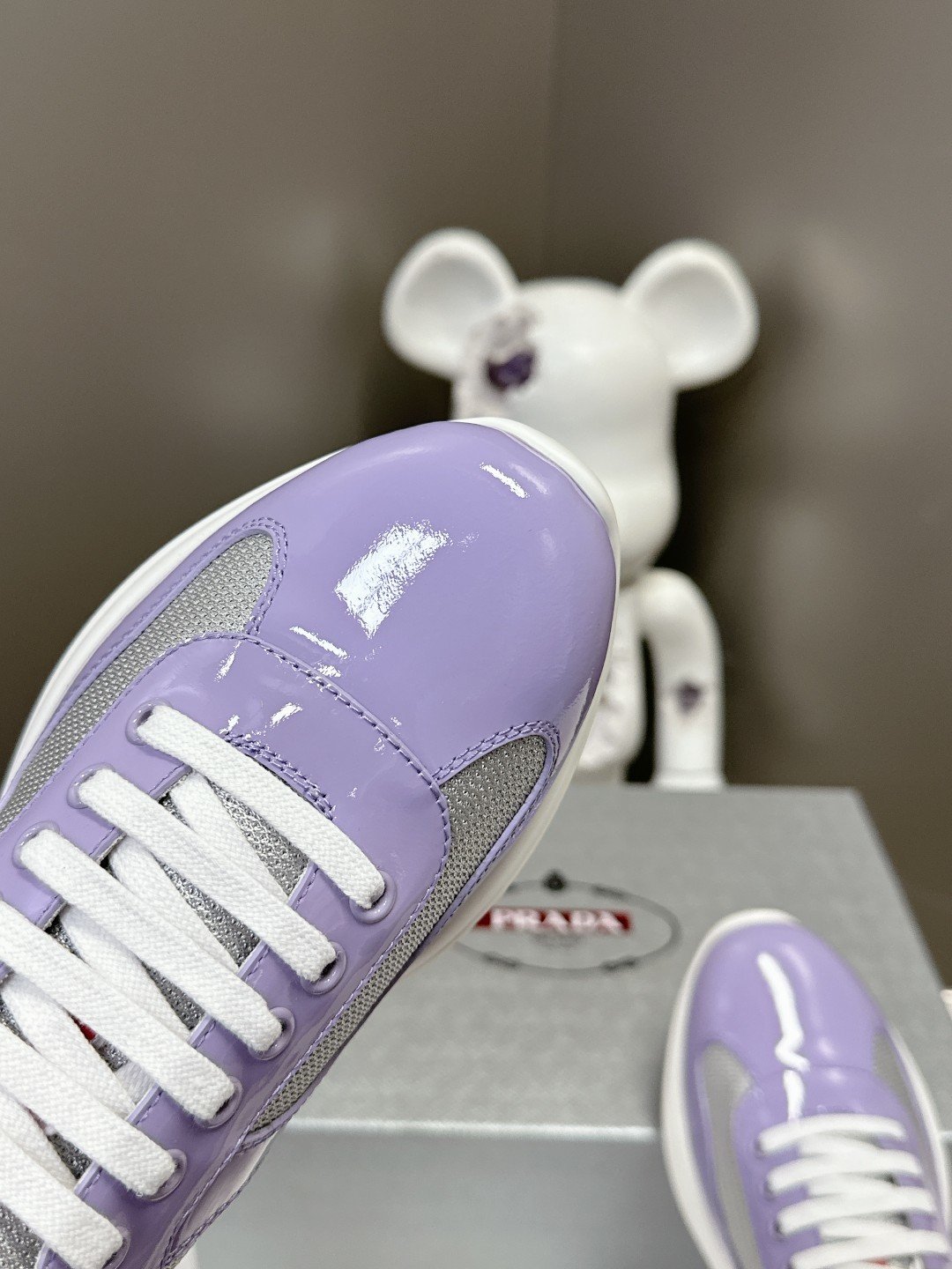 Prada Men's America's Cup Lilac Grey - immagine 6