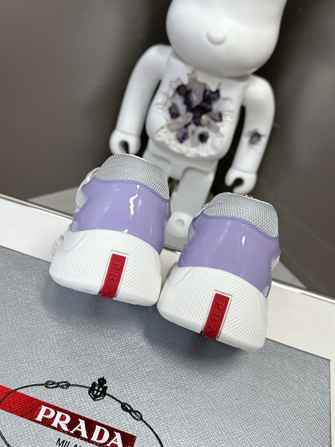 Prada Men's America's Cup Lilac Grey - immagine 7
