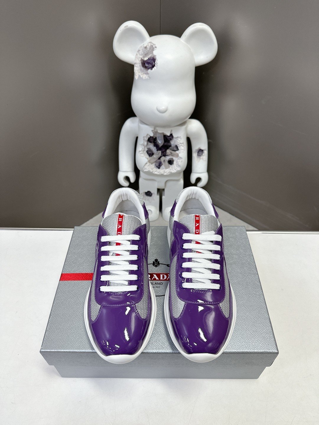 Prada Men's America's Cup Purple Grey - immagine 3
