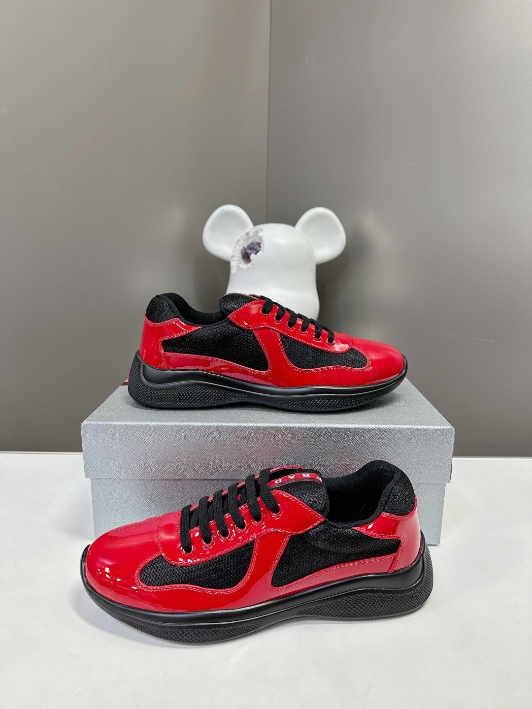 Prada Men's America's Cup Red Black - immagine 2