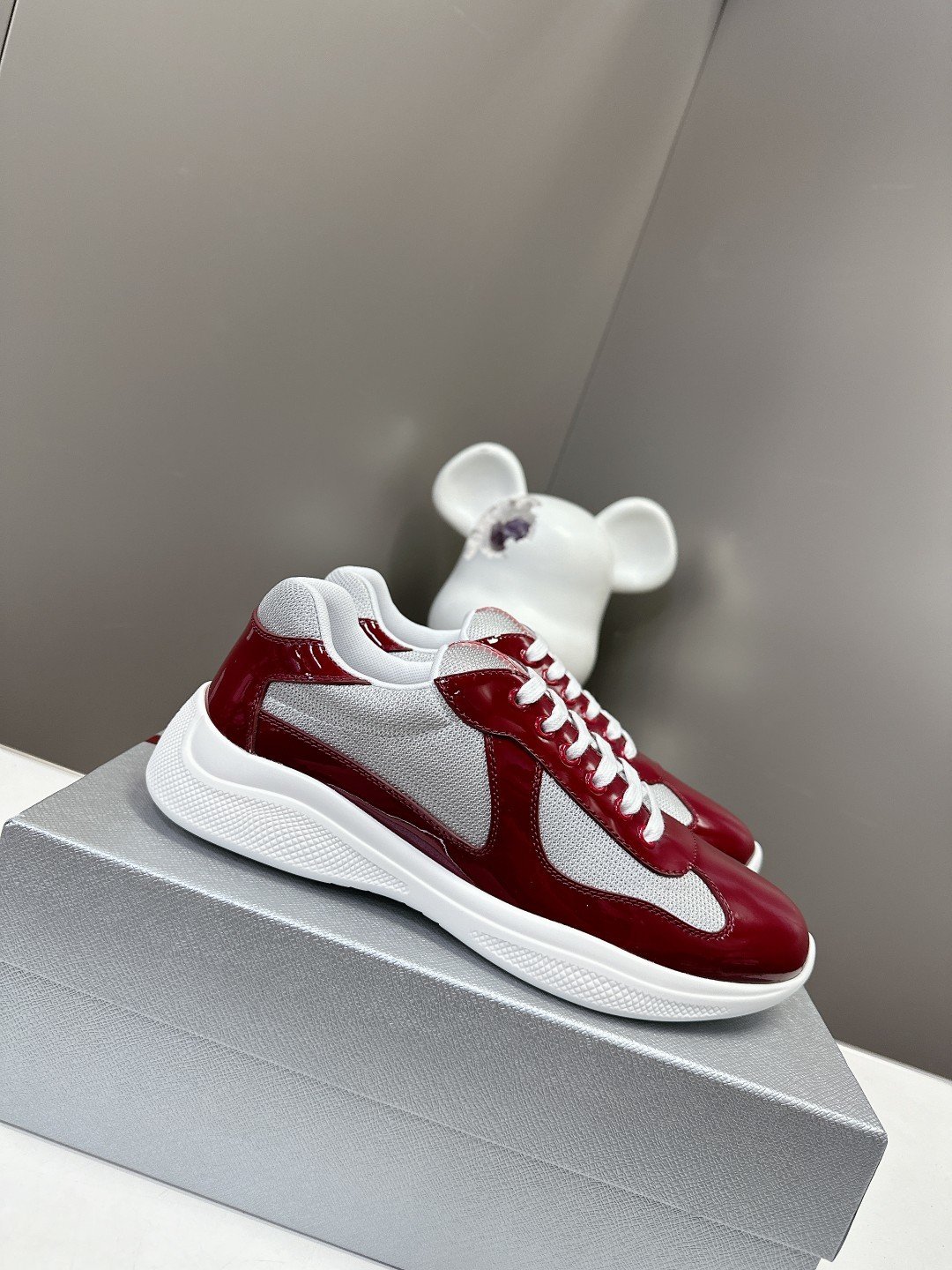 Prada Men's America's Cup Red White - immagine 2