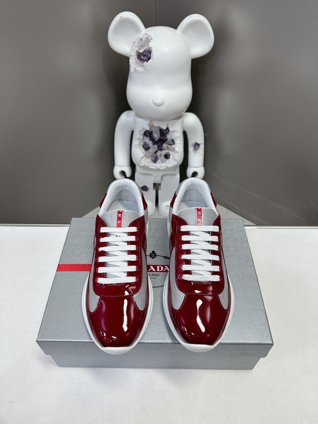 Prada Men's America's Cup Red White - immagine 3