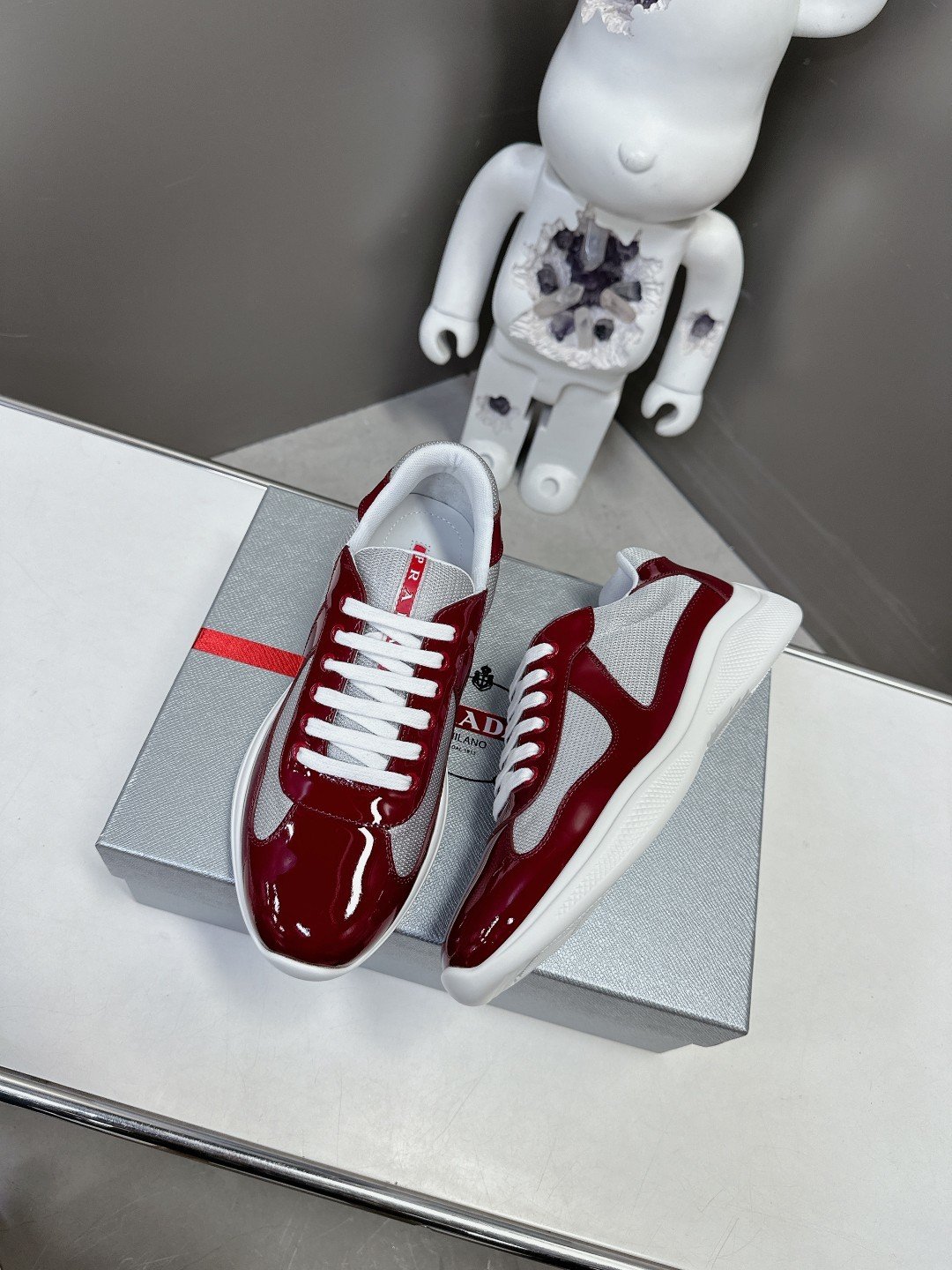 Prada Men's America's Cup Red White - immagine 6