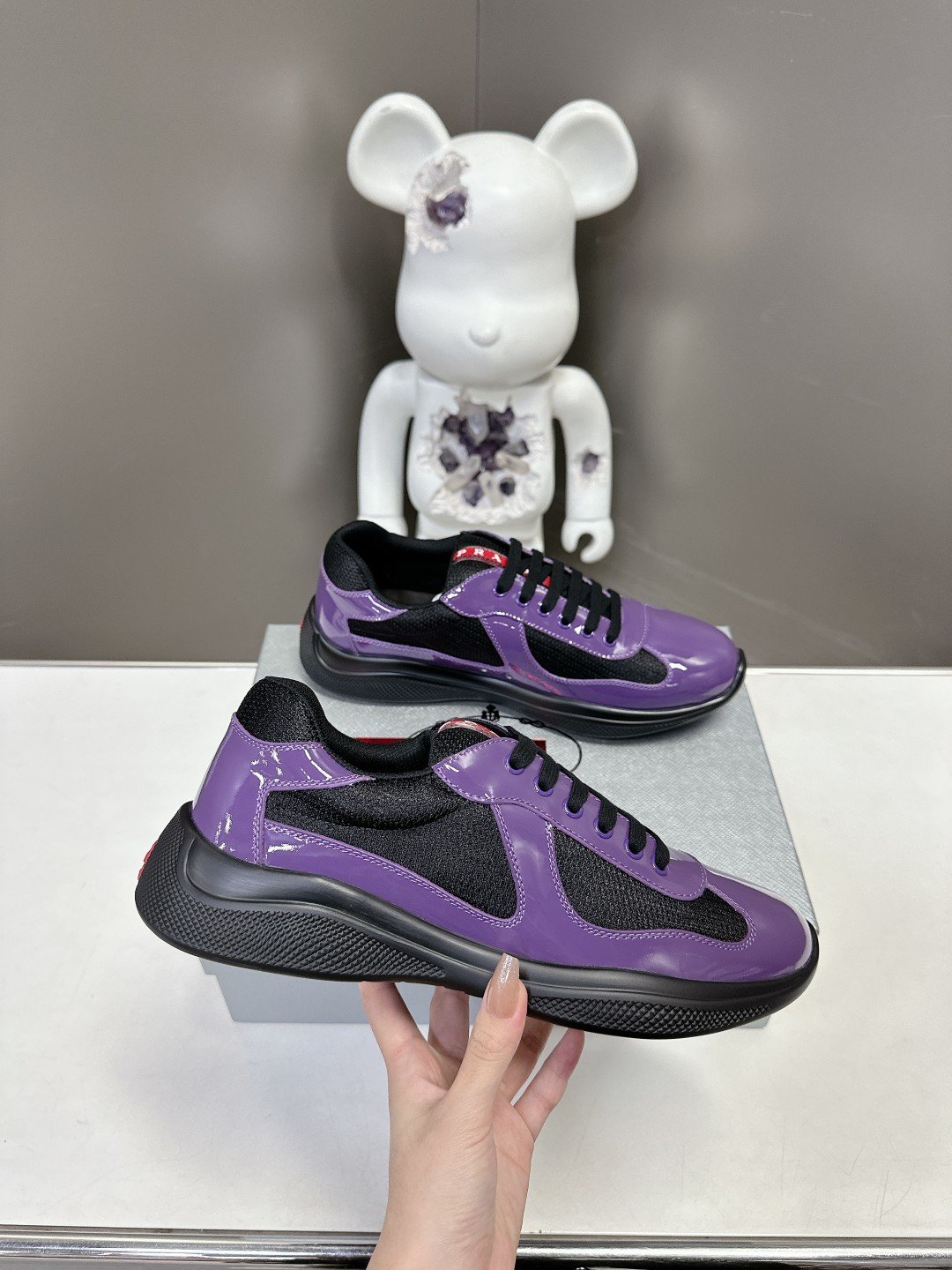 Prada Men's America's Cup Violet Black - immagine 2