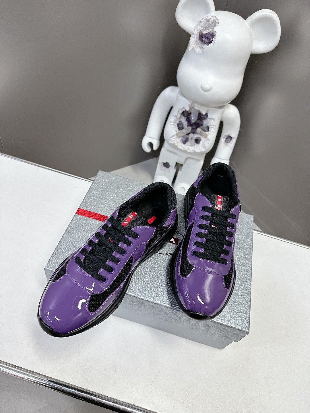 Prada Men's America's Cup Violet Black - immagine 5