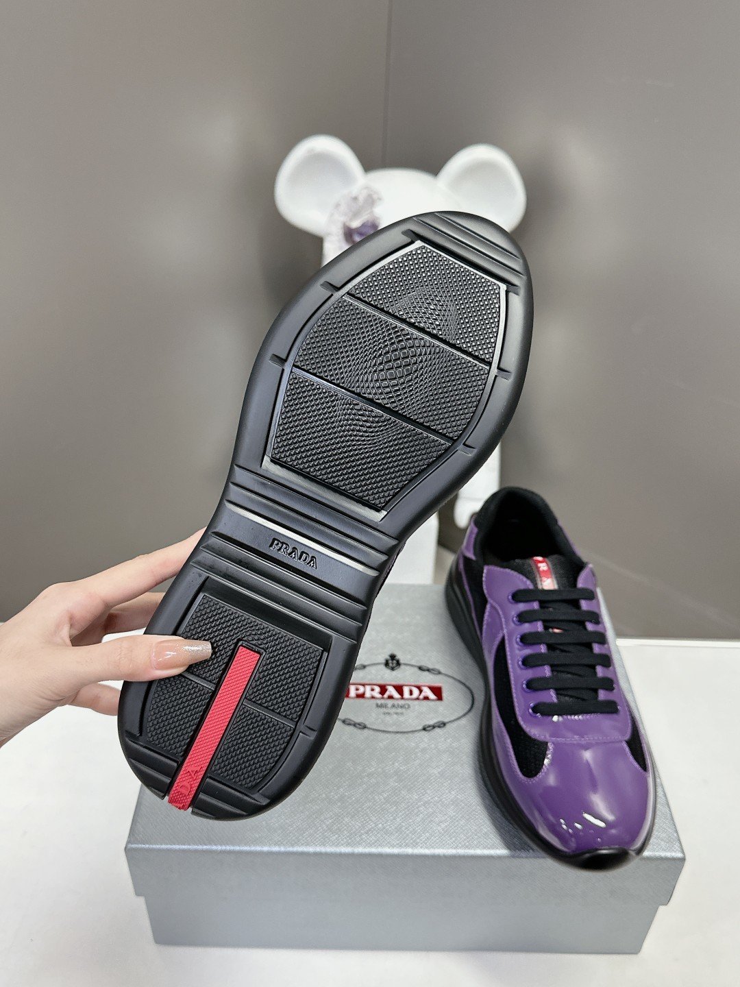 Prada Men's America's Cup Violet Black - immagine 7