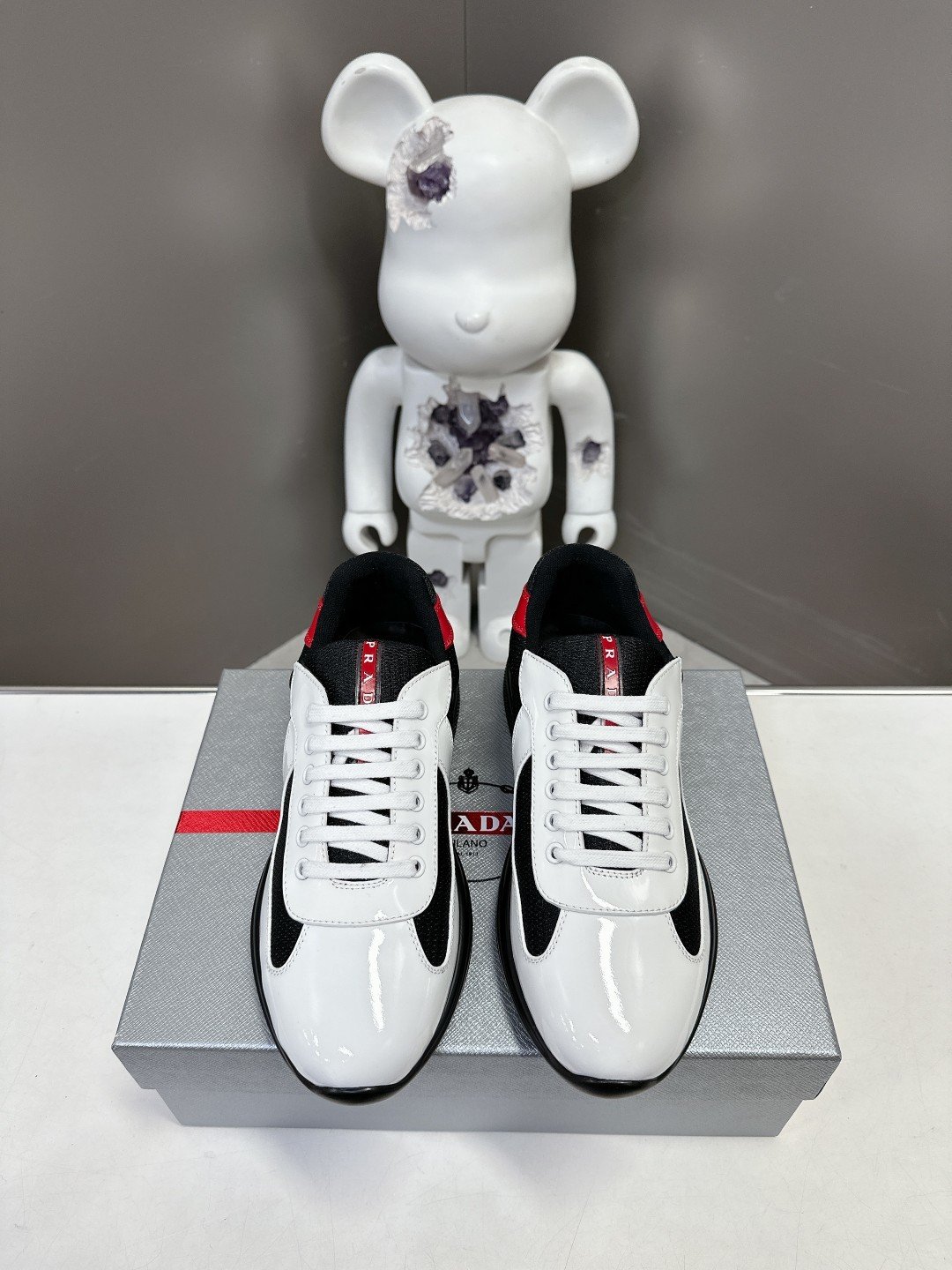 Prada Men's America's Cup White Red - immagine 3