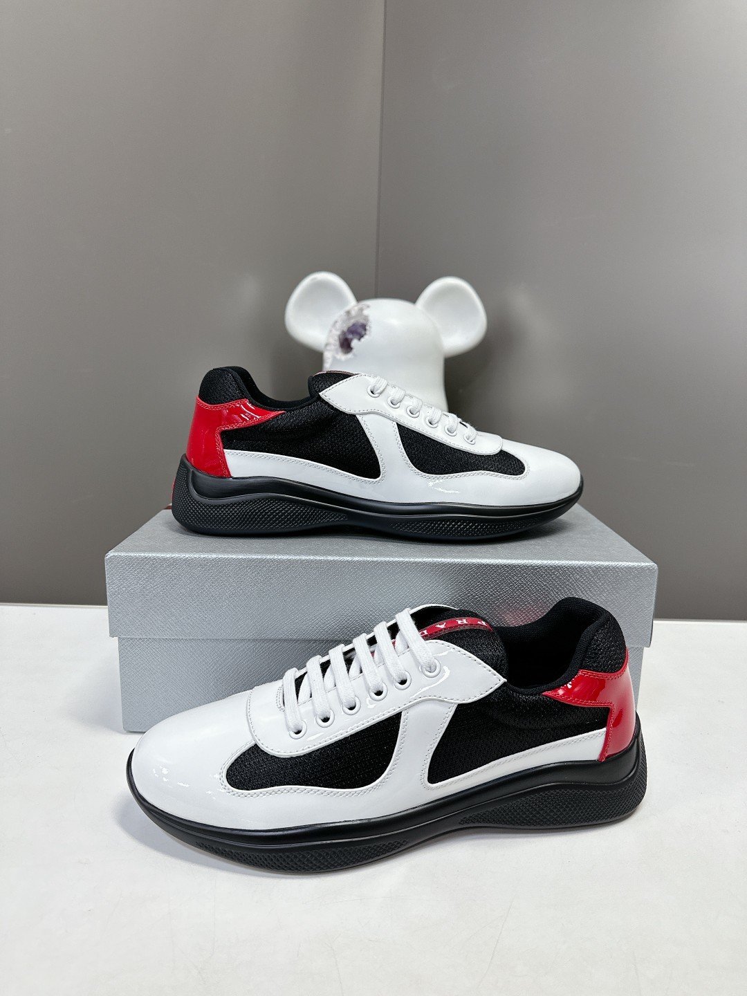 Prada Men's America's Cup White Red - immagine 4