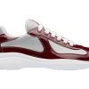Prada Men's America's Cup Wine Red Grey
