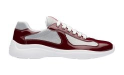 Prada Men's America's Cup Wine Red Grey