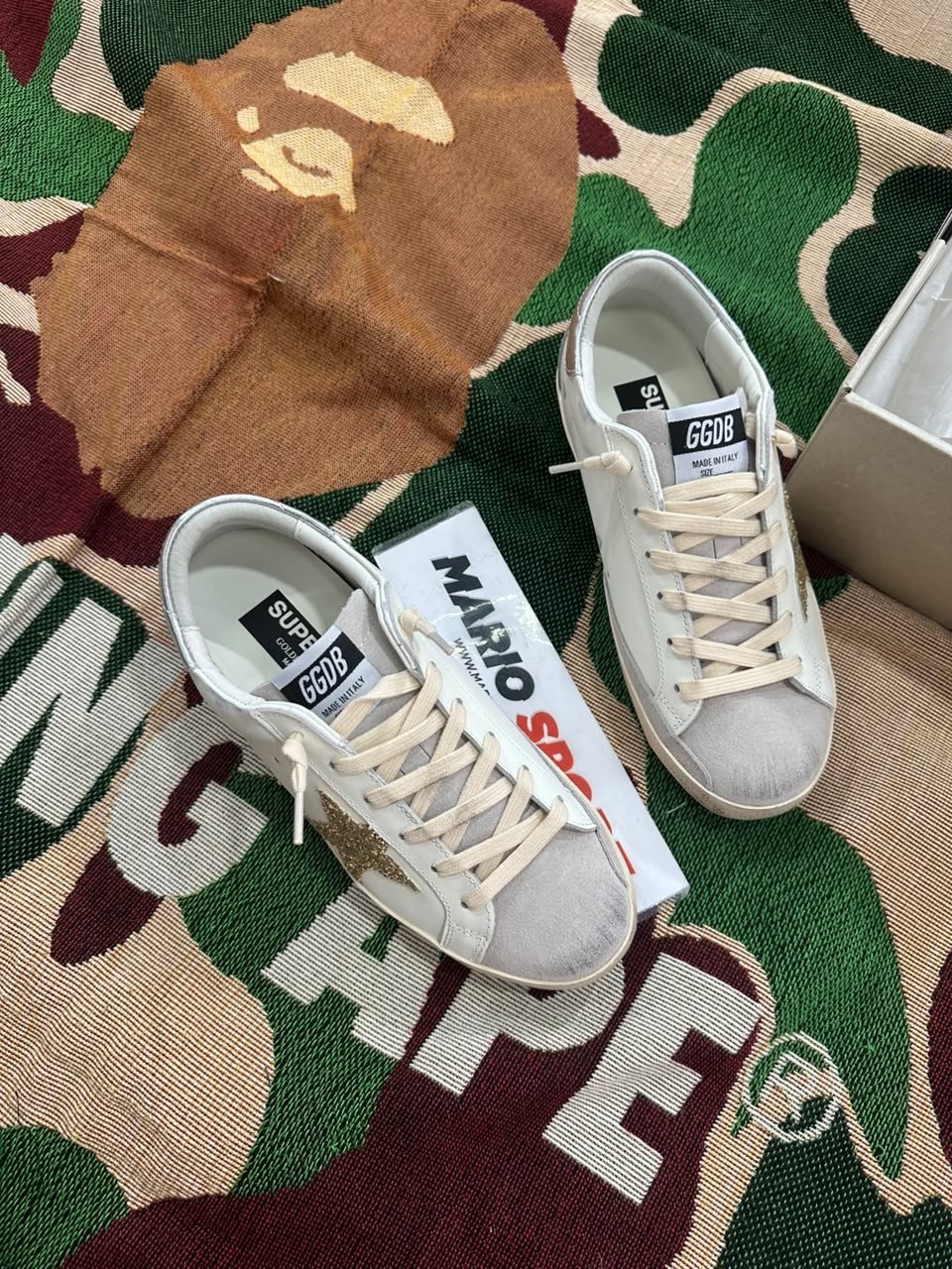 Golden Goose Superstar con Stella Glitter Oro - immagine 3