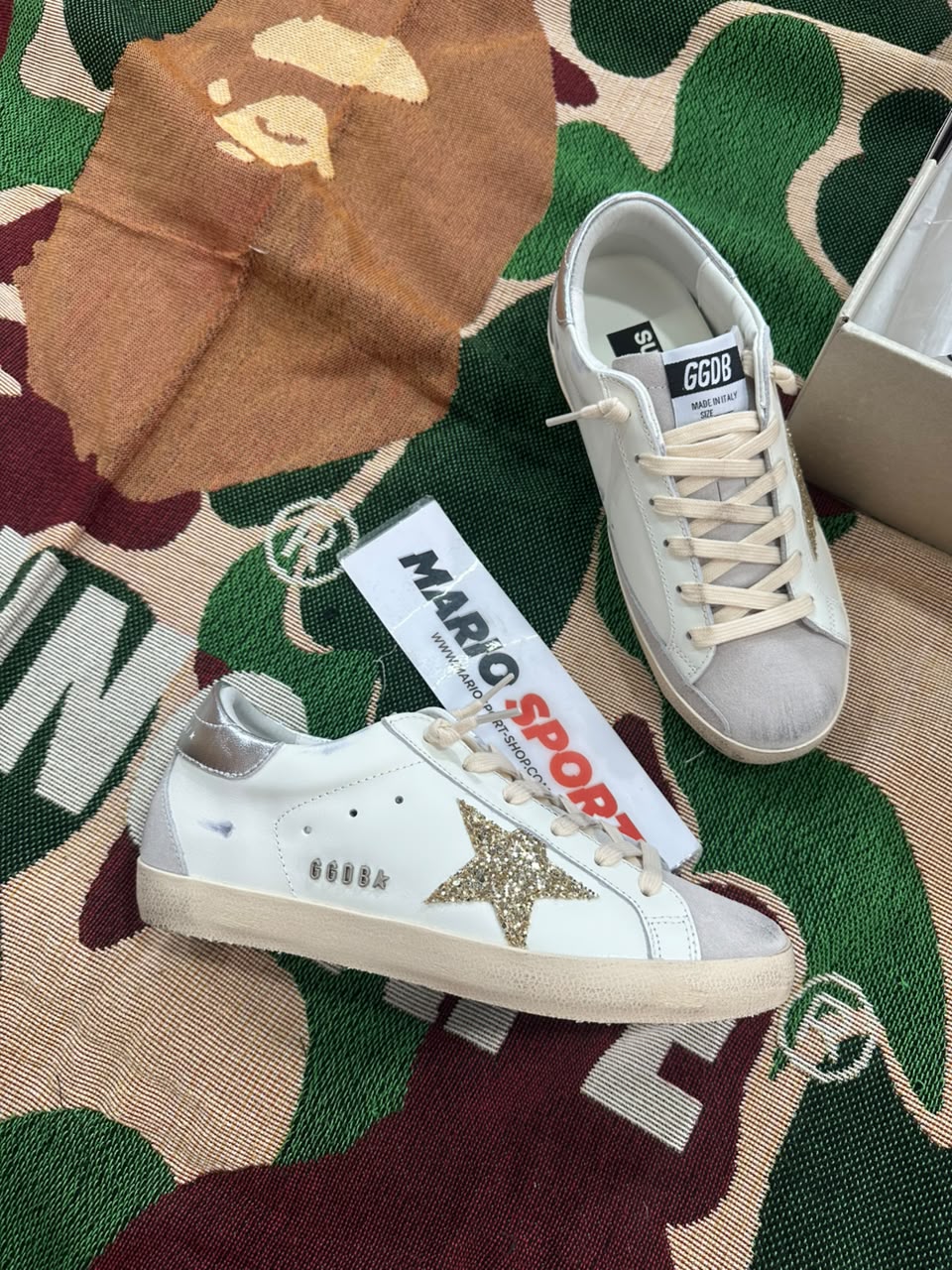 Golden Goose Superstar con Stella Glitter Oro - immagine 2